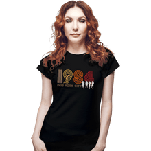 Load image into Gallery viewer, Shirts Fitted Shirts, Woman / Small / Black New York City 1984
