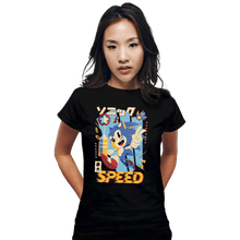 Load image into Gallery viewer, Daily_Deal_Shirts Fitted Shirts, Woman / Small / Black Top Speed