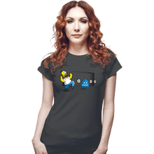 Load image into Gallery viewer, Daily_Deal_Shirts Fitted Shirts, Woman / Small / Charcoal Fat-Man