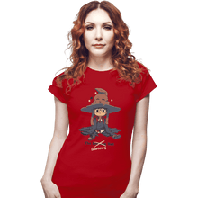Load image into Gallery viewer, Shirts Fitted Shirts, Woman / Small / Red The Shortening Hat