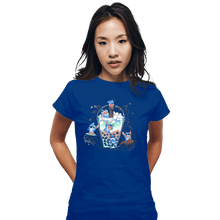 Load image into Gallery viewer, Secret_Shirts Fitted Shirts, Woman / Small / Royal Blue Boba Stitch