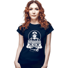 Load image into Gallery viewer, Daily_Deal_Shirts Fitted Shirts, Woman / Small / Navy Kintaro Is My Goldenboy