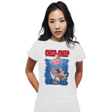 Load image into Gallery viewer, Daily_Deal_Shirts Fitted Shirts, Woman / Small / White Cheep Cheep