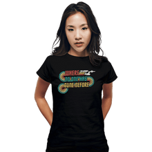 Load image into Gallery viewer, Daily_Deal_Shirts Fitted Shirts, Woman / Small / Black Vintage Gone Before