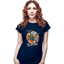 Load image into Gallery viewer, Daily_Deal_Shirts Fitted Shirts, Woman / Small / Navy Witches