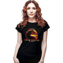 Load image into Gallery viewer, Shirts Fitted Shirts, Woman / Small / Black Lonely Mountain