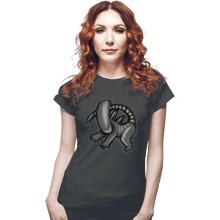 Load image into Gallery viewer, Shirts Fitted Shirts, Woman / Small / Charcoal The Xeno King