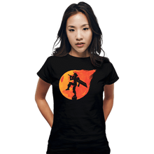 Load image into Gallery viewer, Daily_Deal_Shirts Fitted Shirts, Woman / Small / Black The Cloud Friend