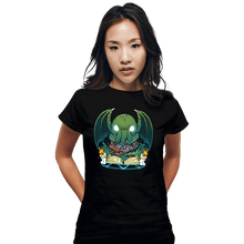 Load image into Gallery viewer, Shirts Fitted Shirts, Woman / Small / Black Demon Dice