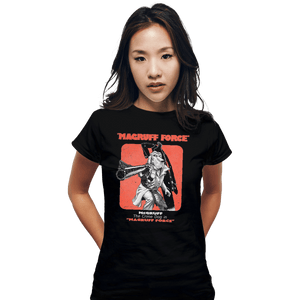 Shirts Fitted Shirts, Woman / Small / Black Magruff Force