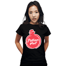 Load image into Gallery viewer, Daily_Deal_Shirts Fitted Shirts, Woman / Small / Black Potion Hut