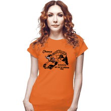 Load image into Gallery viewer, Secret_Shirts Fitted Shirts, Woman / Small / Orange Get Out Of Arkham Card