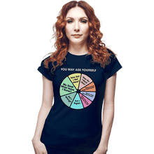 Load image into Gallery viewer, Secret_Shirts Fitted Shirts, Woman / Small / Navy Once In A Lifetime