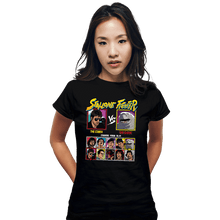 Load image into Gallery viewer, Shirts Fitted Shirts, Woman / Small / Black Stallone Fighter