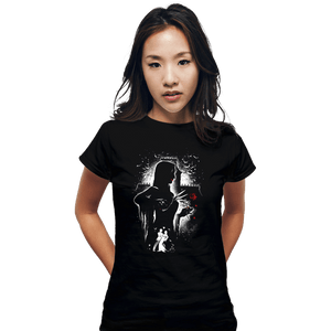 Sold_Out_Shirts Fitted Shirts, Woman / Small / Black The Dark Lady