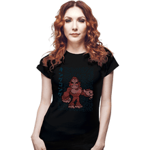 Load image into Gallery viewer, Shirts Fitted Shirts, Woman / Small / Black Tiny Kong

