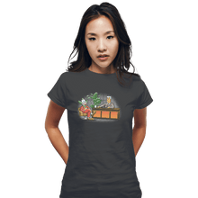 Load image into Gallery viewer, Shirts Fitted Shirts, Woman / Small / Charcoal TV Show