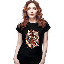 Load image into Gallery viewer, Daily_Deal_Shirts Fitted Shirts, Woman / Small / Black Explosion Magic