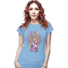 Load image into Gallery viewer, Shirts Fitted Shirts, Woman / Small / Powder Blue Throne Of Magic