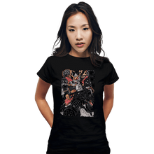 Load image into Gallery viewer, Daily_Deal_Shirts Fitted Shirts, Woman / Small / Black Gundam Heavyarms