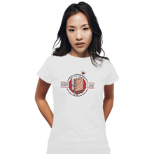 Load image into Gallery viewer, Shirts Fitted Shirts, Woman / Small / White Sushi Love