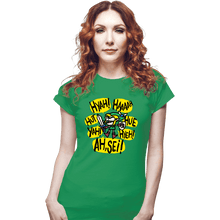 Load image into Gallery viewer, Secret_Shirts Fitted Shirts, Woman / Small / Irish Green Screaming Link