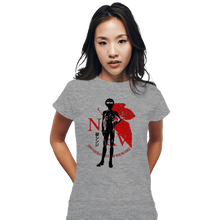 Load image into Gallery viewer, Shirts Fitted Shirts, Woman / Small / Sports Grey Crimson Pilot