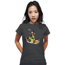 Load image into Gallery viewer, Daily_Deal_Shirts Fitted Shirts, Woman / Small / Charcoal Bean Fink