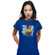 Load image into Gallery viewer, Shirts Fitted Shirts, Woman / Small / Royal Blue The Little Beerman
