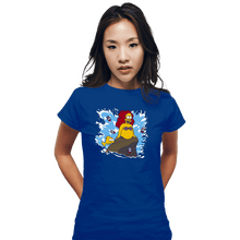 Load image into Gallery viewer, Shirts Fitted Shirts, Woman / Small / Royal Blue The Little Beerman