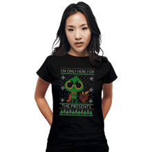 Load image into Gallery viewer, Daily_Deal_Shirts Fitted Shirts, Woman / Small / Black For The Presents