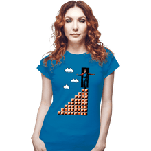 Load image into Gallery viewer, Shirts Fitted Shirts, Woman / Small / Sapphire True Mario Show