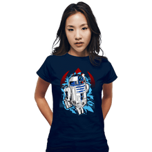 Load image into Gallery viewer, Shirts Fitted Shirts, Woman / Small / Navy R2 TAG2

