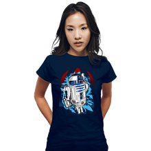 Load image into Gallery viewer, Shirts Fitted Shirts, Woman / Small / Navy R2 TAG2