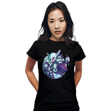 Load image into Gallery viewer, Daily_Deal_Shirts Fitted Shirts, Woman / Small / Black Here Comes The Slayer