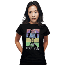 Load image into Gallery viewer, Shirts Fitted Shirts, Woman / Small / Black Pure Evil