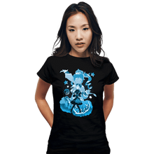 Load image into Gallery viewer, Shirts Fitted Shirts, Woman / Small / Black Shining Idol Barbara