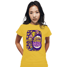 Load image into Gallery viewer, Daily_Deal_Shirts Fitted Shirts, Woman / Small / White The Electric Mayhem!