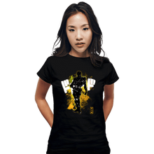 Load image into Gallery viewer, Shirts Fitted Shirts, Woman / Small / Black Cosmic Dio