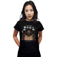 Load image into Gallery viewer, Shirts Fitted Shirts, Woman / Small / Black Zeke's Titan