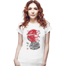 Load image into Gallery viewer, Shirts Fitted Shirts, Woman / Small / White Battle Of Endor
