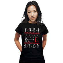 Load image into Gallery viewer, Shirts Fitted Shirts, Woman / Small / Black Christmasvania
