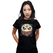 Load image into Gallery viewer, Shirts Fitted Shirts, Woman / Small / Black Jack Calavera