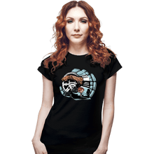 Load image into Gallery viewer, Daily_Deal_Shirts Fitted Shirts, Woman / Small / Black Han And Chewie