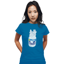 Load image into Gallery viewer, Shirts Fitted Shirts, Woman / Small / Sapphire Stay Fluft