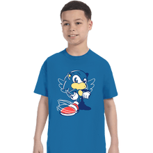 Load image into Gallery viewer, Shirts T-Shirts, Youth / XS / Sapphire Waiting Hedgehog