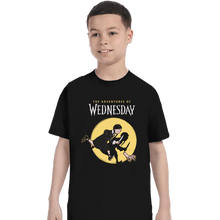 Load image into Gallery viewer, Daily_Deal_Shirts T-Shirts, Youth / XS / Black The Adventures Of Wednesday