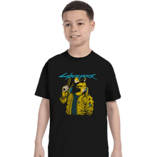 Load image into Gallery viewer, Shirts T-Shirts, Youth / XS / Black Cyberpurr