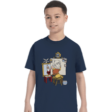 Load image into Gallery viewer, Shirts T-Shirts, Youth / XL / Navy Me, Myself, And Aang