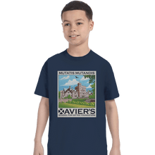 Load image into Gallery viewer, Shirts T-Shirts, Youth / XL / Navy Xavier's School For Gifted Youngsters